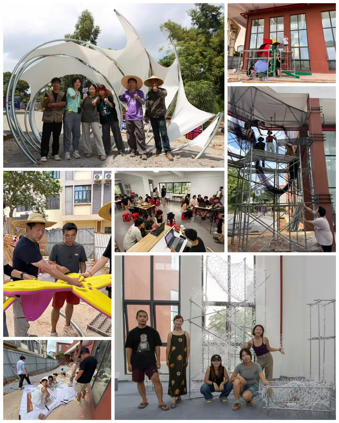 20251110-以美为媒 以艺铸魂——清华美院探索思政实践育人新范式-美院供图-美院师生在北海赤西村实践教学基地开展创作活动.png